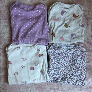 Carters long sleeve onesie bundle
